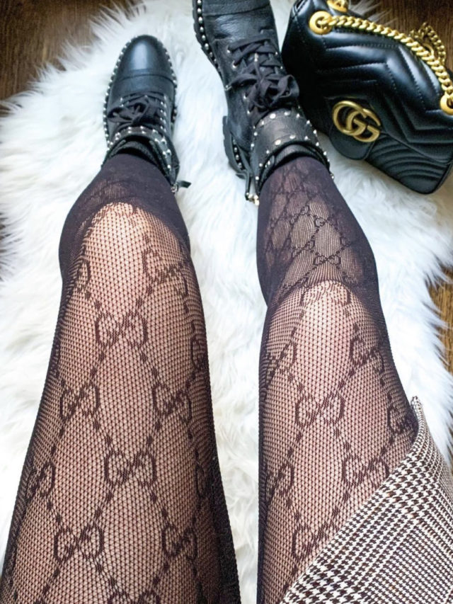 GUCCI Lurex tights  Tights, Gucci tights, Fashion outfits